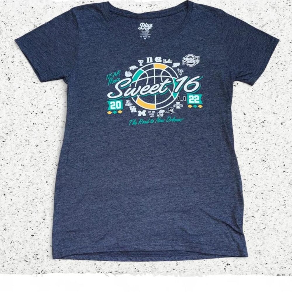 Ncaa Men's Blue and Grey T-shirt